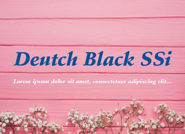 Deutch Black SSi example